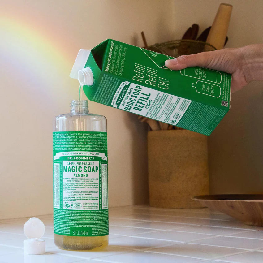 Almond - Pure-Castile Magic Soap Refill