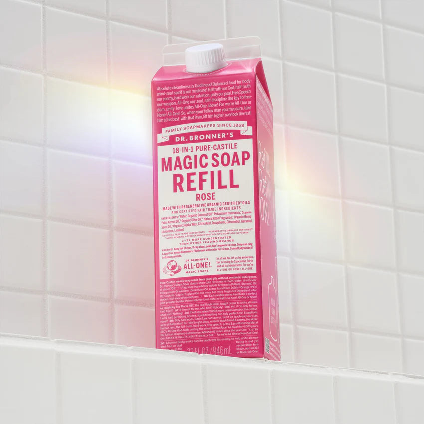 Rose - Pure-Castile Magic Soap Refill