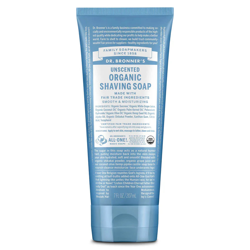 Unscented - Organic Shaving Soaps