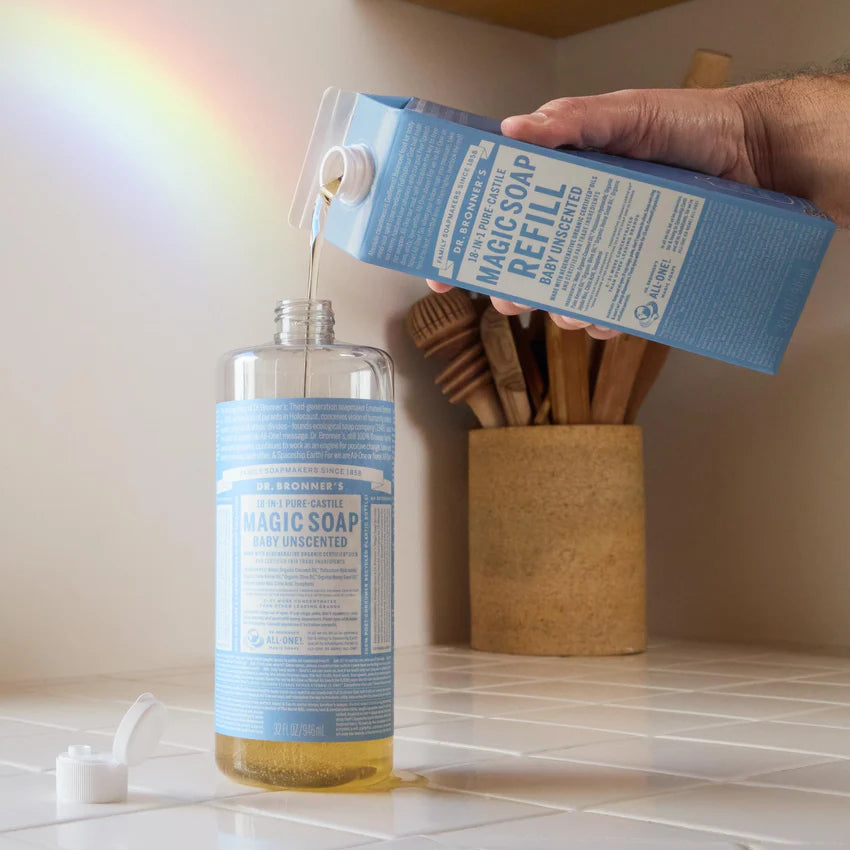 Unscented - Pure-Castile Magic Soap Refill